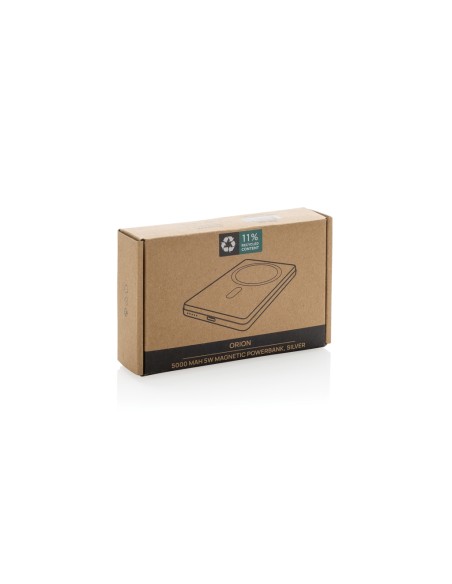 Powerbank magnetica Orion 5000 mah 5W rAlluminio RCS